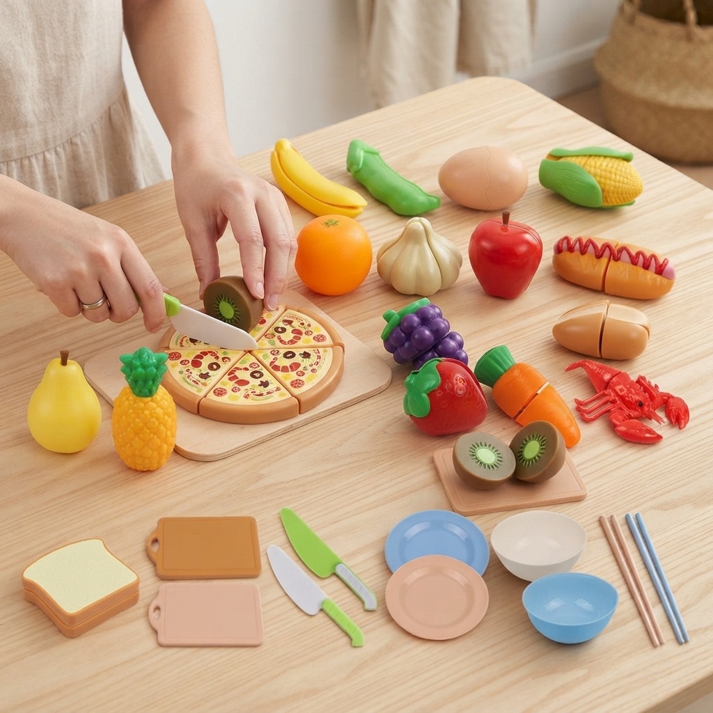 Kitchen Kids Baking Set - 2026 Montessori Pretend Play Food Toy