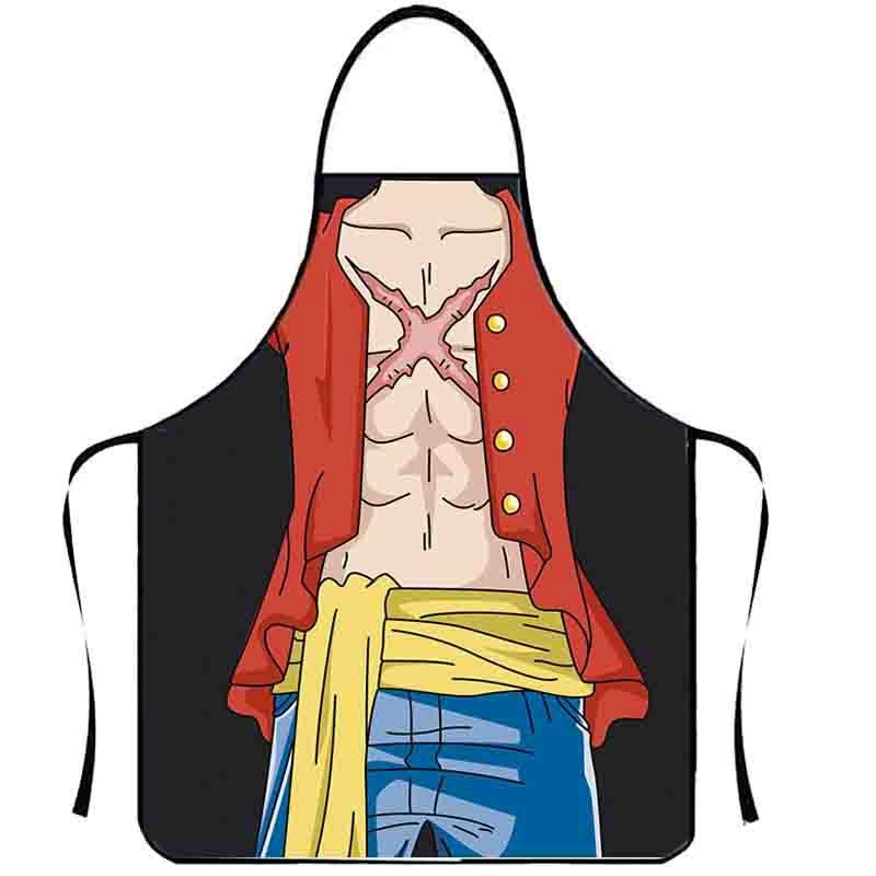 One Pieces Luffy Apron Printed - Baking Kitchen Set ulasan dan harga