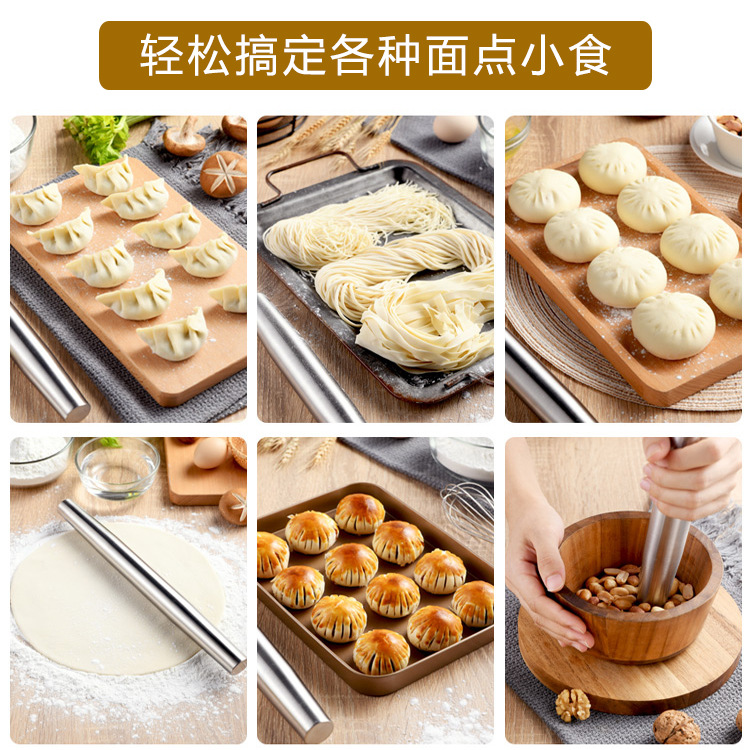 304 Stainless Steel Household  - Kitchen Roller Baking ulasan dan harga
