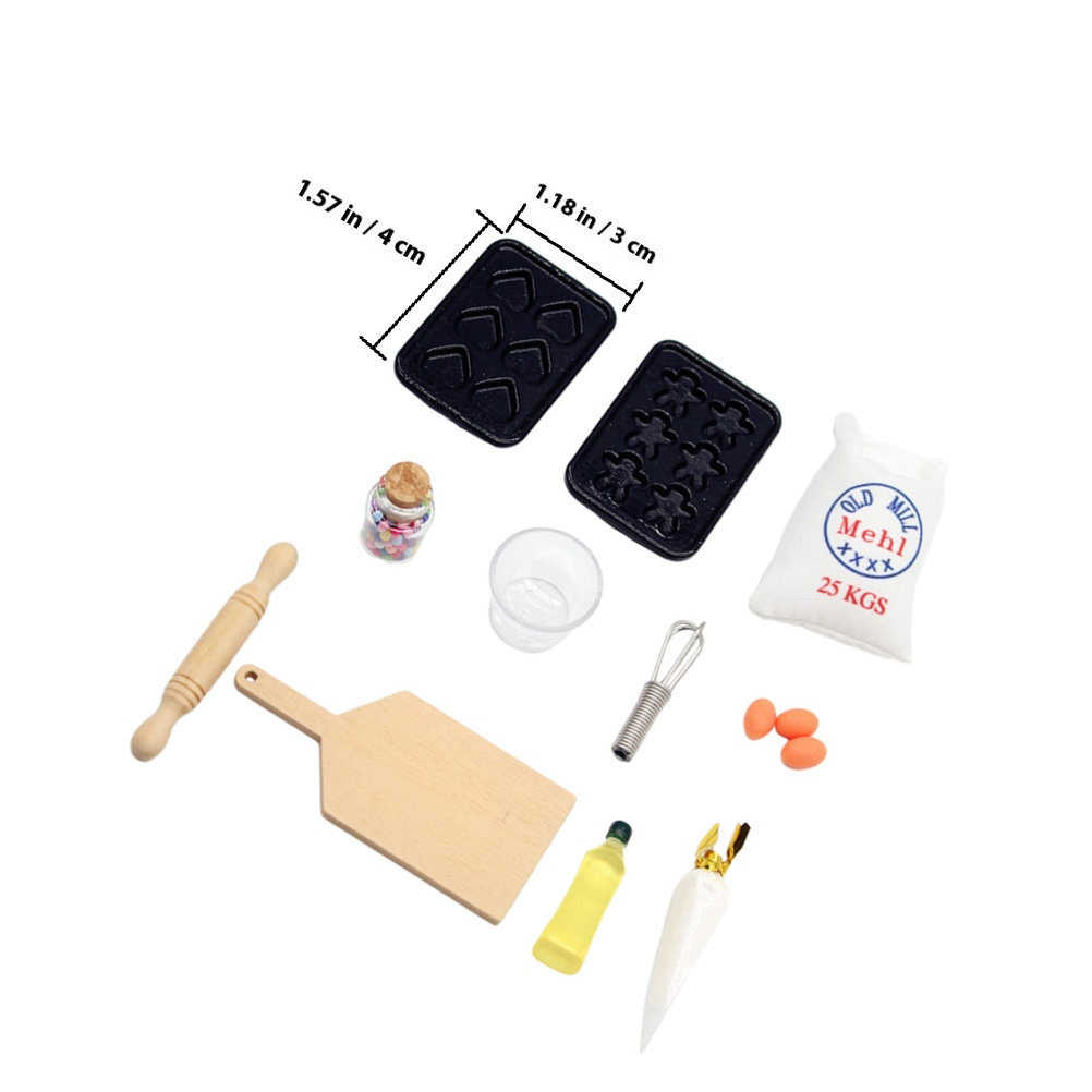 Realistic Mini Baking Pan Set  - Kitchen Kids Baking Set ulasan dan harga