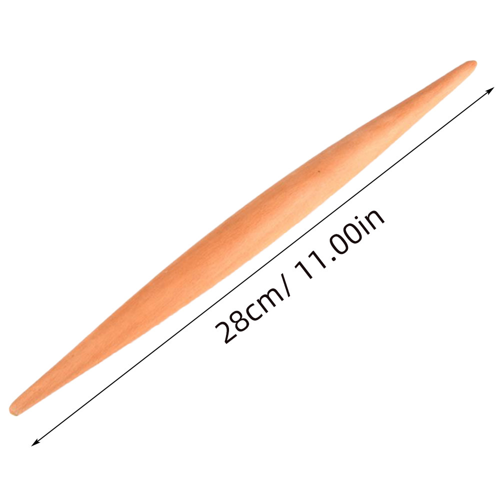 Wooden Rolling Pin 34cm x 2.8c - Kitchen Roller Baking ulasan dan harga