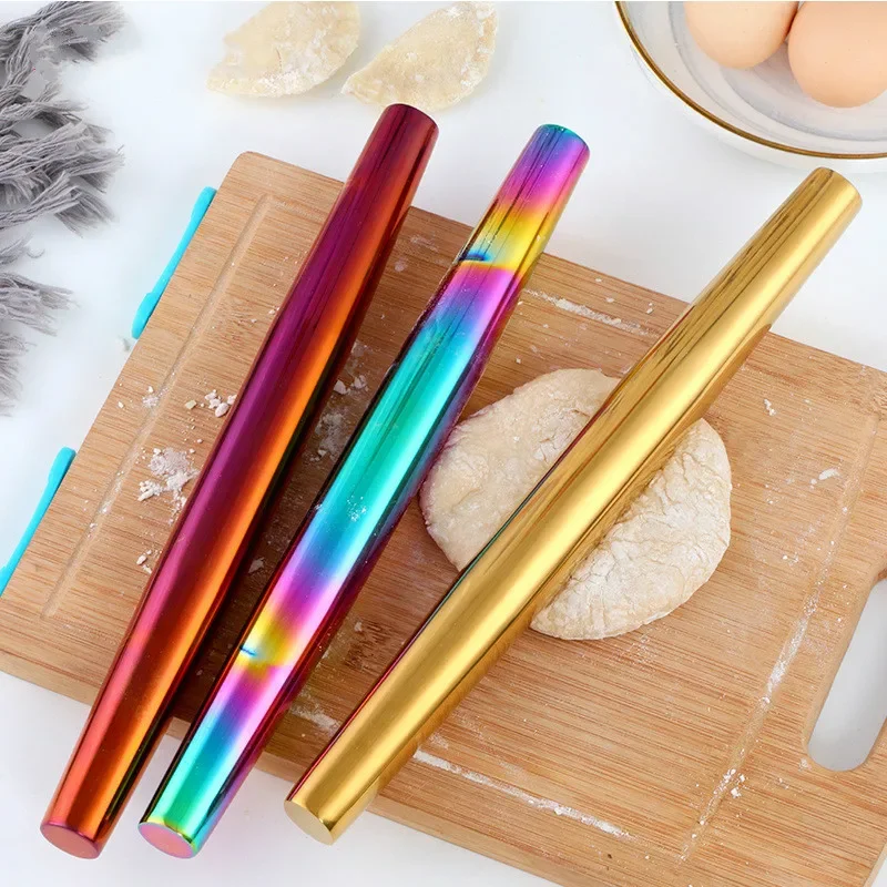 Rolling Pin 304 Stainless Stee - Kitchen Roller Baking ulasan dan harga