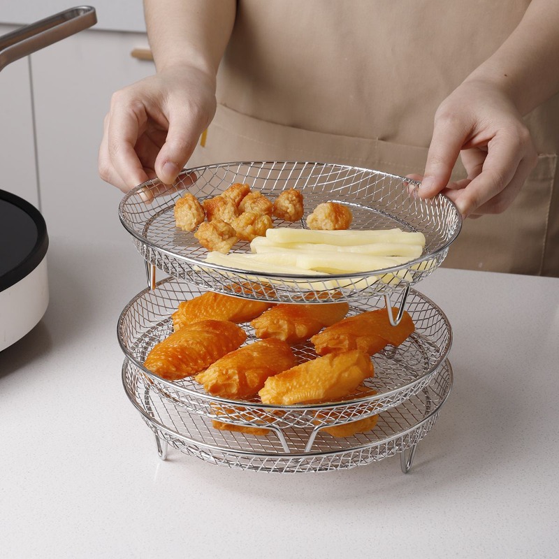 304 Stainless Steel 3 Tier Sta - Kitchen Baking Rack ulasan dan harga