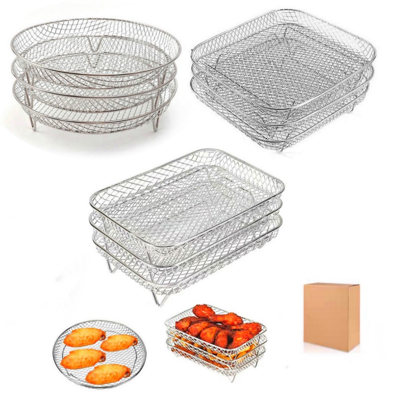 304 Stainless Steel 3 Tier Sta - Kitchen Baking Rack ulasan dan harga