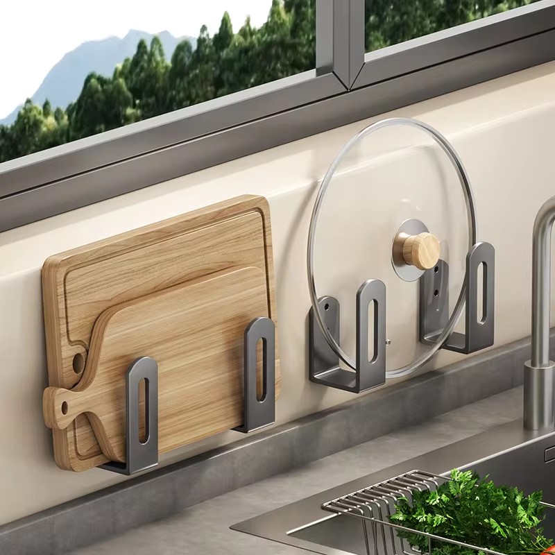 2pcs/set Pot Lid Rack Pot Cove - Kitchen Uncle ulasan dan harga
