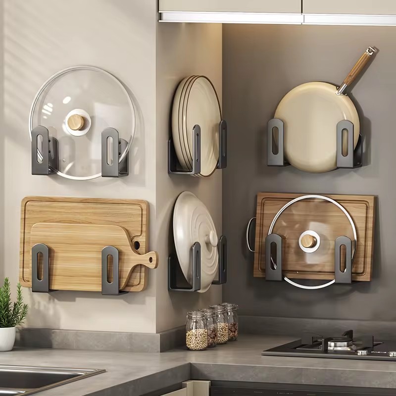 2pcs/set Pot Lid Rack Pot Cove - Kitchen Uncle ulasan dan harga