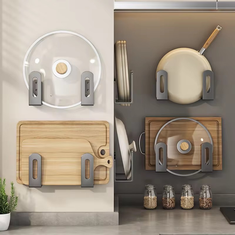 2pcs/set Pot Lid Rack Pot Cove - Kitchen Uncle ulasan dan harga