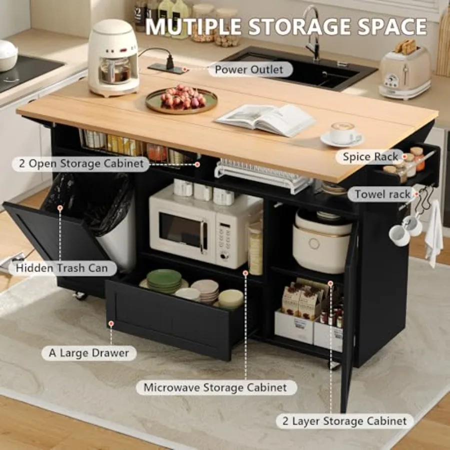 65 Kitchen Island with Drop Le - Kitchen Uncle ulasan dan harga