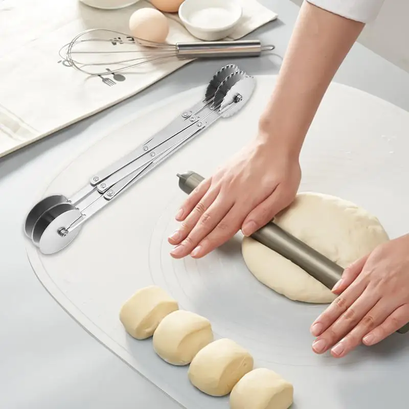 Pastry Cutter Wheel Pizza Slic - Kitchen Roller Baking ulasan dan harga
