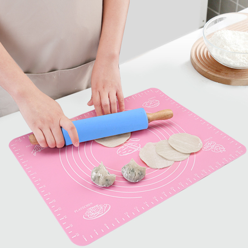 Non-Stick Wooden Handle Pin Pa - Kitchen Roller Baking ulasan dan harga