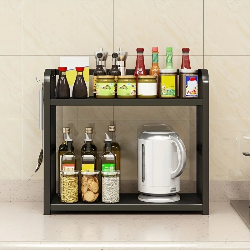 2-Tier Metal Countertop Shelf, - Kitchen Uncle ulasan dan harga