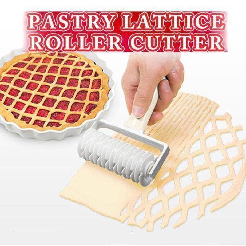 1pc,Pastry Lattice Roller Cutt - Kitchen Roller Baking ulasan dan harga