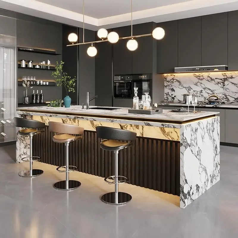 Custom Luxury Stone Kitchen Is - Kitchen Uncle ulasan dan harga
